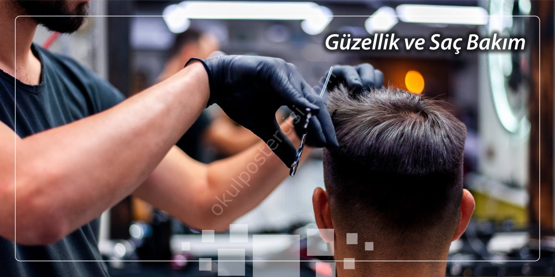 Güzellik ve Saç Bakım Posteri 100X200 - Folyo-Forex