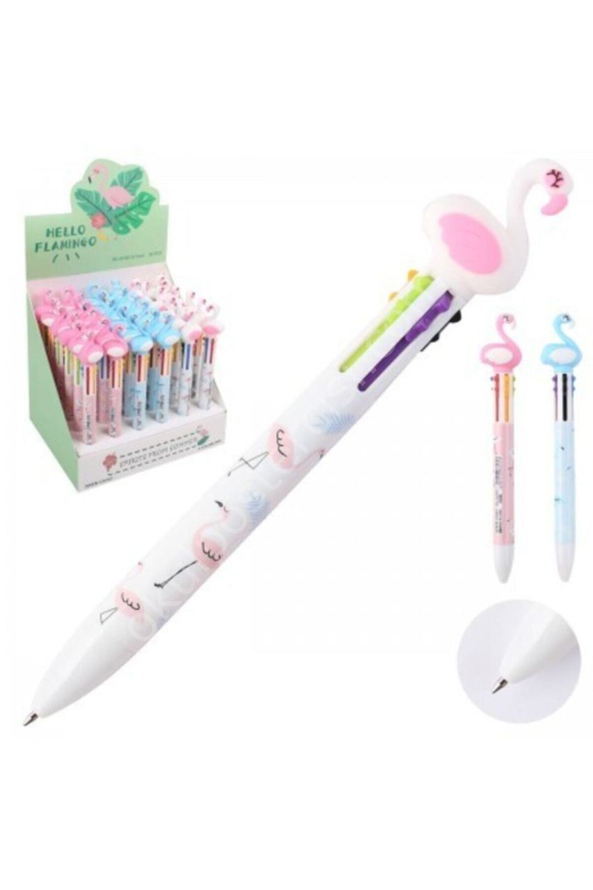 Mikro Flamıngo 6 Renkli Tükenmez Kalem