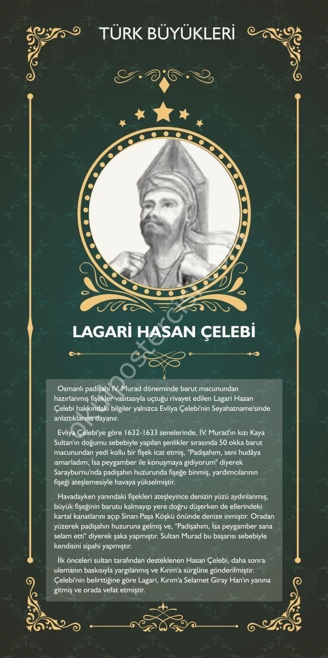 LAGARİ HASAN ÇELEBİ POSTERİ