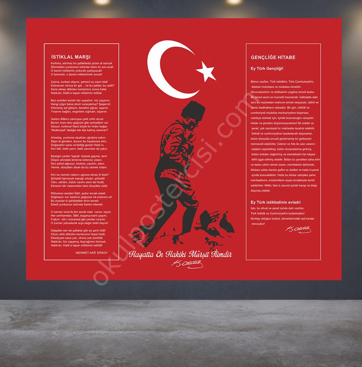 Atatürk Köşesi 100X200 - Folyo-Forex