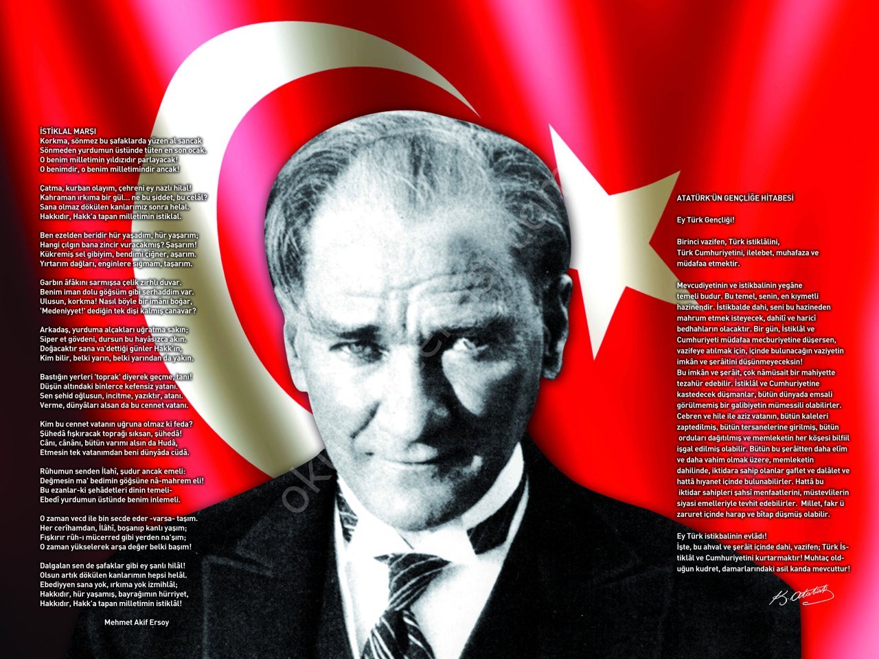 Atatürk Köşesi 100X200 - Folyo-Forex