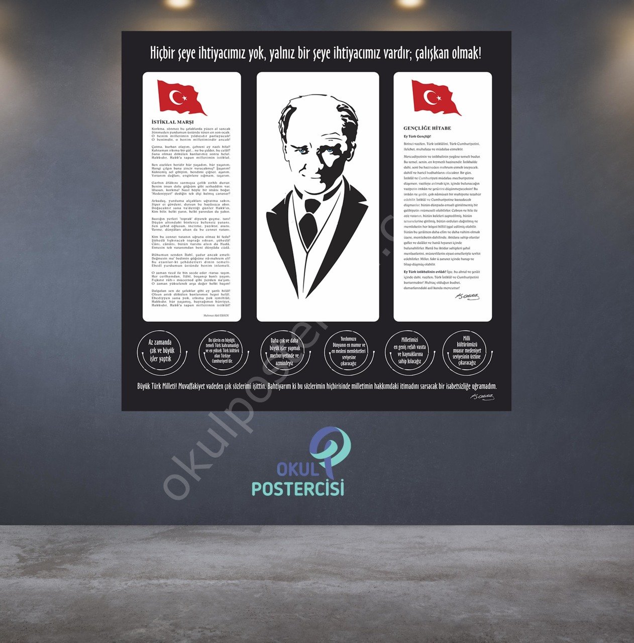 Atatürk Köşesi 100X200 - Folyo-Forex