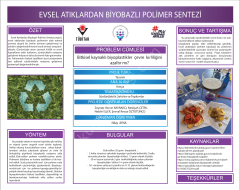 Tübitak 4006 Sunum Panosu  Tasarım Dahil  (75x100)